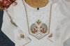 SI 304 Cotton Embroidery Work Top With Bottom Dupatta Bulk Orders In India